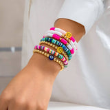 BOHO STAR BEADED BRACELET_CWAJE1483