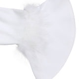 FASHION SOLID COLOR HIPWRAPPED FLARED SLEEVE DRESS_CWDMD3663