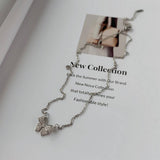 NICHE DESIGN RHINESTONE BOW NECKLACE FOR WOMEN_CWAJE3089