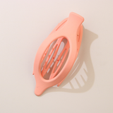 LEAF OVAL HAIR CLIP MINIMALIST CLAW BARRETTE_CWAHA6511