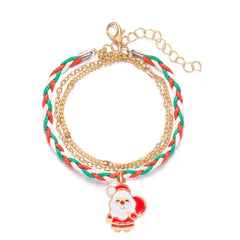 CHRISTMAS HANDMADE CHAIN BRACELET_CWAJE2406