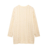Twist Thick Vintage Pullover Crewneck Sweater