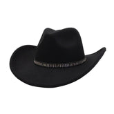 Unisex Cowboy Fedora Ethnic Style Hat_Cwah04407