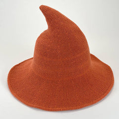 Halloween Woolen Witch Hat With Big Brim
