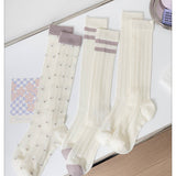LIGHTWEIGHT CONTRAST STRIPED SOCKS_CWMS0652