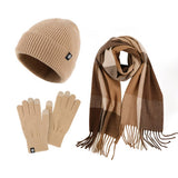 Winter Shawl Cold-Proof Thickened Knitted Suit_Cwmm2874