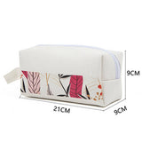 PRINTED WASH BAG CANVAS MAKEUP BAG_CWAB1442