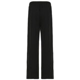 Sports Loose Lace-Up Elastic-Waist Casual Pants