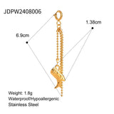 STAINLESS STEEL GOLD JEWELRY ACCESSORIESDIY PENDANT_CWMM4695