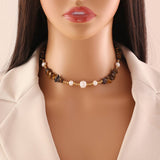 FASHION HANDMADE PEARL NATURAL STONE NECKLACE_CWAJE0640
