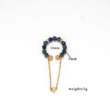 NATURAL STONE EAR CUFF FOR NON PIERCED EARS_CWMM7540