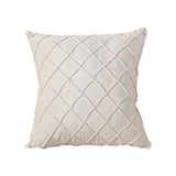 EMBROIDERED DAISY PILLOW COVER REMOVABLE RUSTICCHIC_CWMM7672