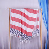 STRIPED TURKISH BEACH TOWEL ABSORBENT SUNPROTECTION_CWMM7666