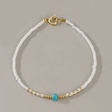 4MM POLISHED SEMI PRECIOUS STONE BRACELET_CWMM3885