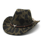 JAZZ WIDE BRIM HAT RETRO ROLLED BRIM WOOL FELT HAT_CWAH2537