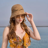 2024 NEW STYLE HOLLOW WOVEN STRAW HAT_CWAH1343