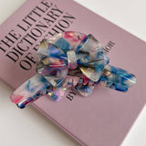 CUTE BOW ACETATE CLAW CLIP DOUBLE SIDED DESIG_CWAHA6004
