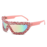 SPORTS CYCLING PERSONALIZED RHINESTONE SUNGLASSES_CWASG0839
