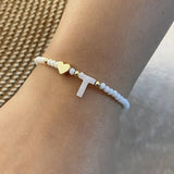 26-Letter Shell Beaded Bracelet_Cwaje4942