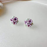 RETRO SWEET FOREST TRIANGLE EARRINGS_CWAJE1712
