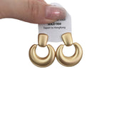 GORGEOUS GOLD ROUND EARRINGS STUDS_CWAJE1339