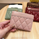 Minimalist Quilted Bifold Wallet With Card Slots_Cwab06231