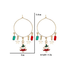 CHRISTMAS EXAGGERATED PERSONALITY EARRINGS_CWAJE1863