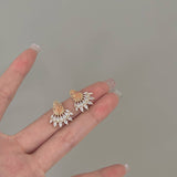 Unique Micro Inlaid Zircon Earrings And Earrings