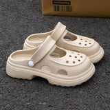 THICK SOLED RETRO HOLE SANDALS_CWSHS0811