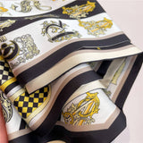 THIN SCARF FASHION PRINT RIBBON HEAD SCARF_CWASC1511