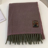 Winter Solid Acrylic Blend Scarf Neckwarmer_Cwasc2298