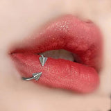 STAINLESS STEEL HORSESHOE LIP RING PIERCING_CWMM9585