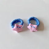 CHILDRENS CUTE STAR FLOWER HAIR TIE_CWAHA1815