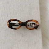 Hollow Sunglasses Acetate Hair Clip Minimalist_Cwaha07768