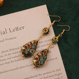 SIMPLE RETRO HANDMADE DESIGN EXOTIC EARRINGS_CWAJE3984