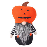 Cute Pumpkin Gnome Faceless Halloween Doll_Cwmm9967
