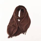 Winter Scarf Shawl Soft Warm Fringe Design