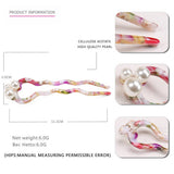 Wavy Acetate Retro Hairpin Hair Accessories