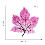 NEW MAPLE LEAF EMBROIDERY CHILDRENS CLOTH PATCH_CWMM4030