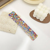 RETRO ACETATE HAIR COMB FOR STYLING MAKEUP_CWMM6429