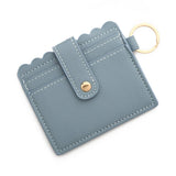 MULTI CARD PU WALLET WITH KEYCHAIN COIN POCKET_CWAB4937