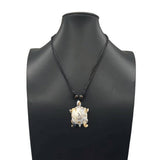 ANTIQUE TURTLE NECKLACE PENDANT NECKLACE_CWMM4914