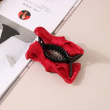 MESH BOW HAIR CLAW PRINCESS STYLE UPDO CLIP_CWAHA0466