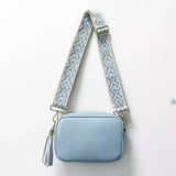 BOHEMIAN SOLID COLOR LEATHER SMALL SQUARE BAG_CWAB1810