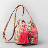 BOHEMIAN PRINT BUCKET BAG SHOULDER BAG_CWAB1995