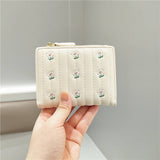 Cute Embroidered 2-Fold Wallet For Women_Cwab06256