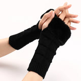 Simple Warm Knitted Half-Finger Gloves_Cwag0111