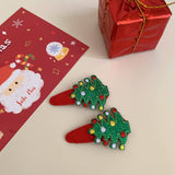 Cwaha07720_Christmas Plush Bear Santa Hat Headband