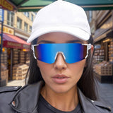 COLORFUL OUTDOOR ONE PIECE CYCLING SUNGLASSES_CWASG0564