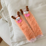 NEW CORAL FLEECE FUNNY UGLY CUTE THICKENED SOCKS_CWMS0868